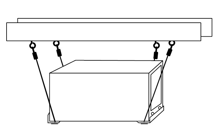 Overhead dehumidifier